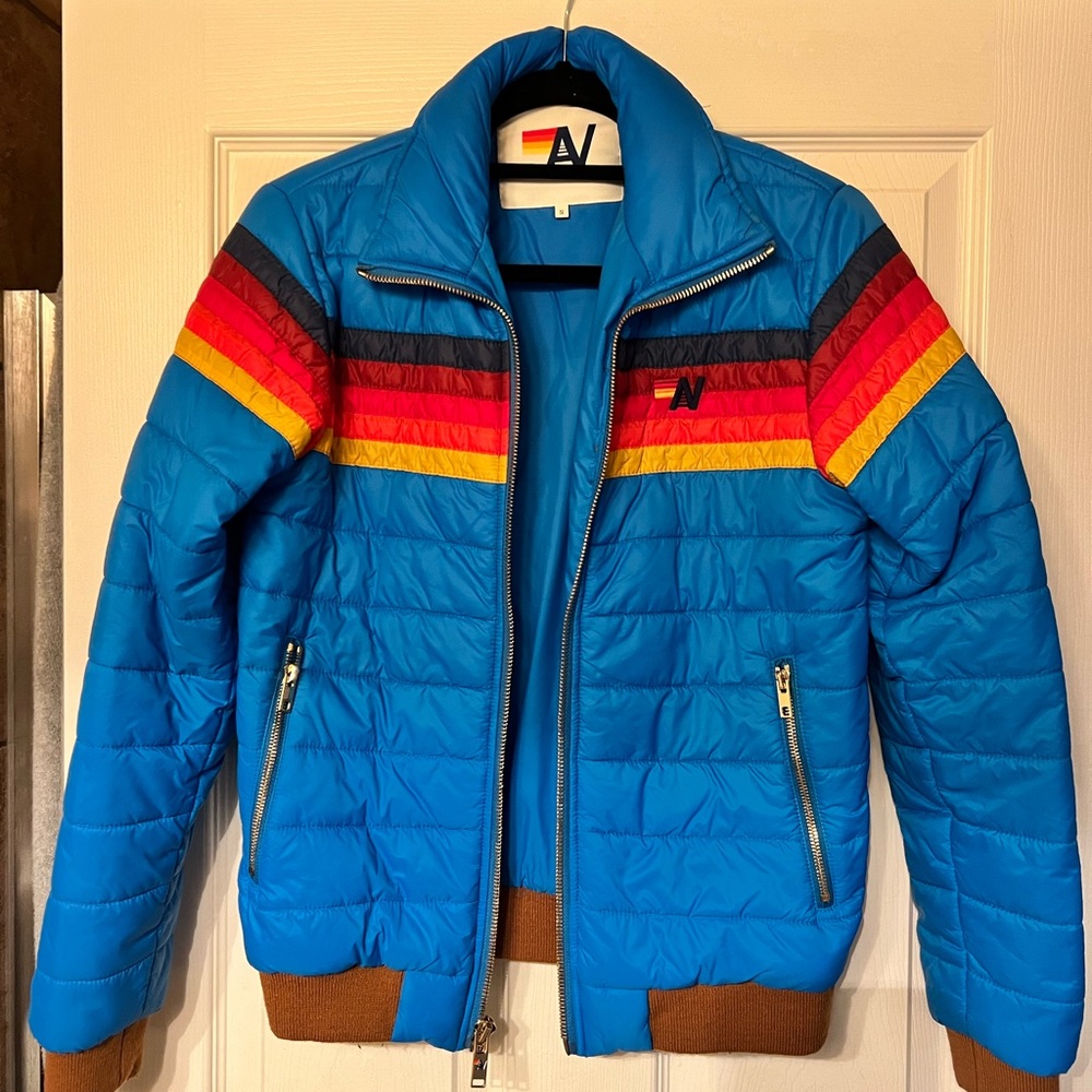Aviator Nation Blue Jacket Size Small